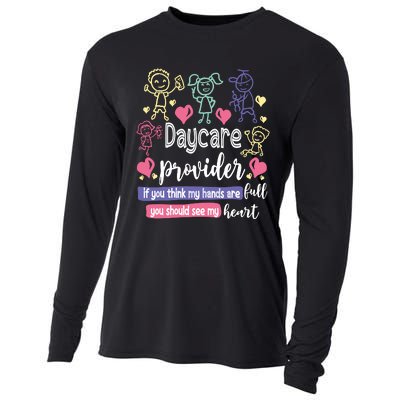 Daycare Teacher Childcare Daycare Provider Cooling Performance Long Sleeve Crew