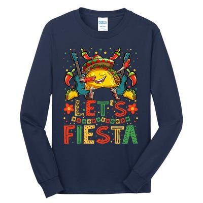 Dabbing Taco Cinco de Mayo Mexican Fiesta Tall Long Sleeve T-Shirt