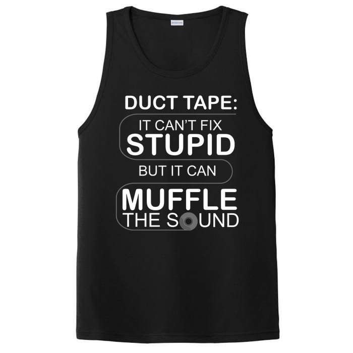 Duck Tape Can't Fix Stupid But Muffle The Sound PosiCharge Competitor Tank