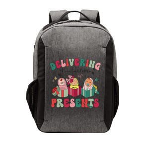 Delivering The Cutest Little Presents Xmas Labor Delivery Vector Backpack