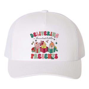 Delivering The Cutest Little Presents Xmas Labor Delivery Yupoong Adult 5-Panel Trucker Hat