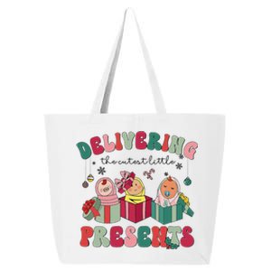 Delivering The Cutest Little Presents Xmas Labor Delivery 25L Jumbo Tote