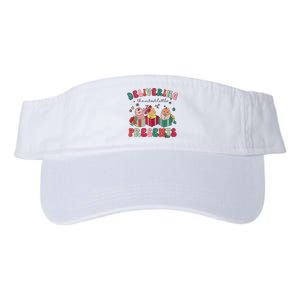 Delivering The Cutest Little Presents Xmas Labor Delivery Valucap Bio-Washed Visor