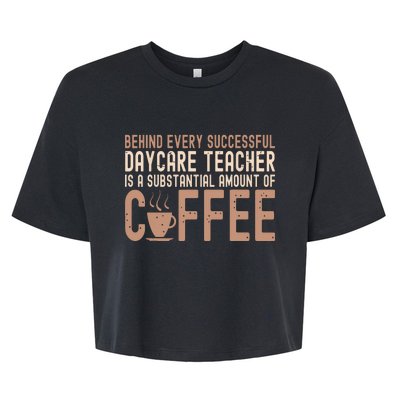 Daycare Teacher Childcare Provider Bella+Canvas Jersey Crop Tee