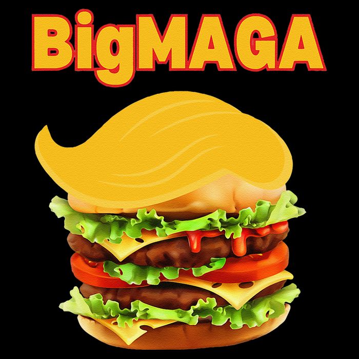 Donald Trump Cheeseburger Big Maga Hamburger City Backpack