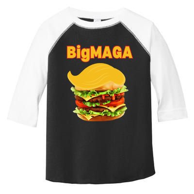 Donald Trump Cheeseburger Big Maga Hamburger Toddler Fine Jersey T-Shirt