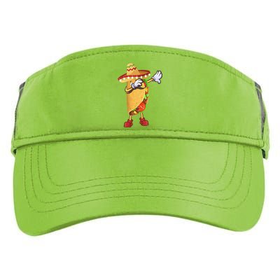 Dabbing Taco Cinco De Mayo Celebration Adult Drive Performance Visor