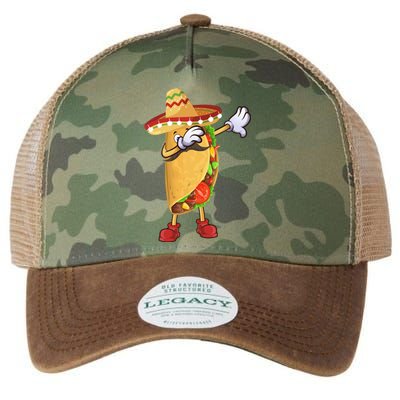 Dabbing Taco Cinco De Mayo Celebration Legacy Tie Dye Trucker Hat