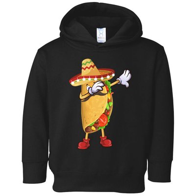 Dabbing Taco Cinco De Mayo Celebration Toddler Hoodie