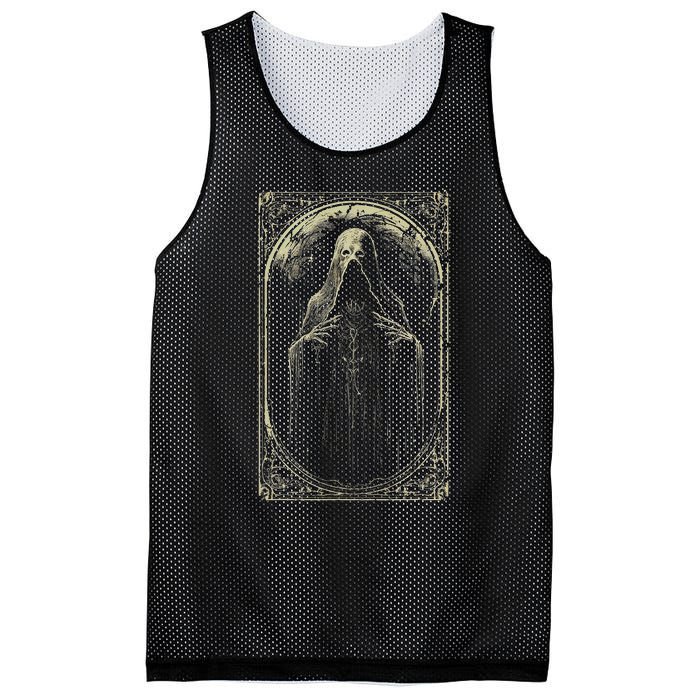 Death Tarot Card Halloween Mesh Reversible Basketball Jersey Tank