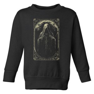 Death Tarot Card Halloween Toddler Sweatshirt