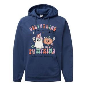 Delivering The Cutest Pumpkins Labor And Delivery L&D Nurse Performance Fleece Hoodie