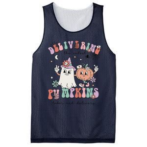 Delivering The Cutest Pumpkins Labor And Delivery L&D Nurse Mesh Reversible Basketball Jersey Tank