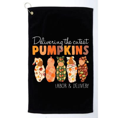Delivering The Cutest Pumpkins Labor & Delivery Nurse Fall Golf Towel
