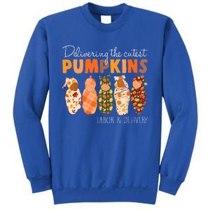 Delivering The Cutest Pumpkins Labor & Delivery Nurse Fall Sweatshirt