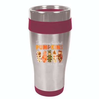 Delivering The Cutest Pumpkins Labor & Delivery Nurse Fall 16oz Travel Tumbler
