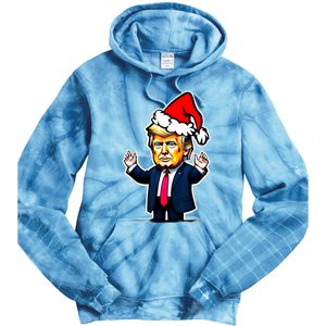 Donald Trump Christmas For Dads & Women Christmas Trump Tie Dye Hoodie