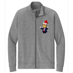 Donald Trump Christmas For Dads & Women Christmas Trump Stretch Full-Zip Cadet Jacket