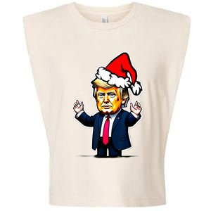 Donald Trump Christmas For Dads & Women Christmas Trump Garment-Dyed Women's Muscle Tee