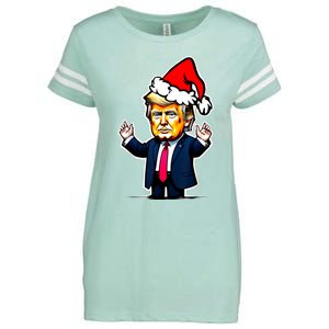 Donald Trump Christmas For Dads & Women Christmas Trump Enza Ladies Jersey Football T-Shirt