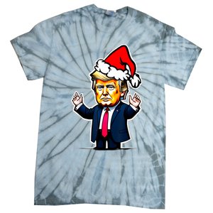 Donald Trump Christmas For Dads & Women Christmas Trump Tie-Dye T-Shirt