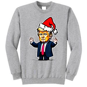 Donald Trump Christmas For Dads & Women Christmas Trump Tall Sweatshirt