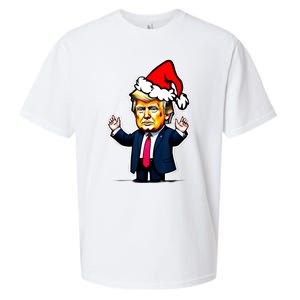 Donald Trump Christmas For Dads & Women Christmas Trump Sueded Cloud Jersey T-Shirt