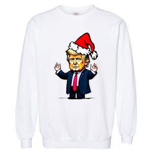 Donald Trump Christmas For Dads & Women Christmas Trump Garment-Dyed Sweatshirt