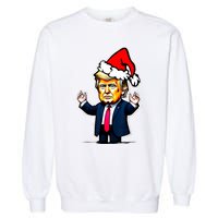 Donald Trump Christmas For Dads & Women Christmas Trump Garment-Dyed Sweatshirt