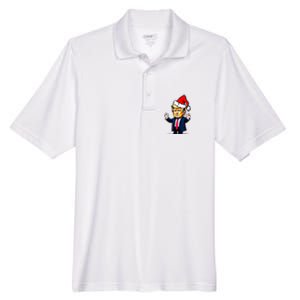 Donald Trump Christmas For Dads & Women Christmas Trump Men's Origin Performance Pique Polo