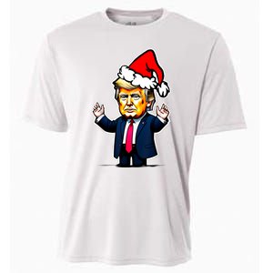 Donald Trump Christmas For Dads & Women Christmas Trump Cooling Performance Crew T-Shirt