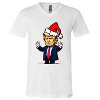 Donald Trump Christmas For Dads & Women Christmas Trump V-Neck T-Shirt