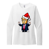 Donald Trump Christmas For Dads & Women Christmas Trump Womens CVC Long Sleeve Shirt