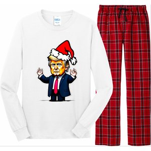 Donald Trump Christmas For Dads & Women Christmas Trump Long Sleeve Pajama Set