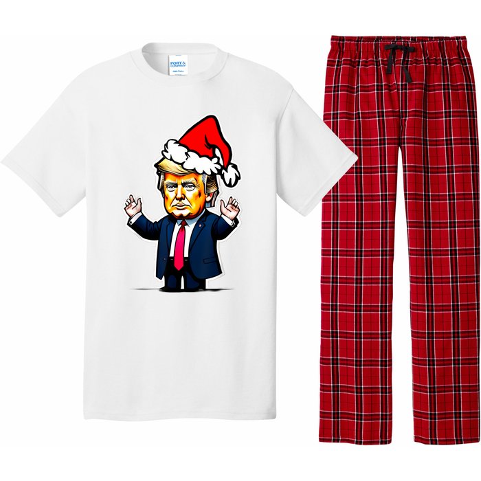 Donald Trump Christmas For Dads & Women Christmas Trump Pajama Set