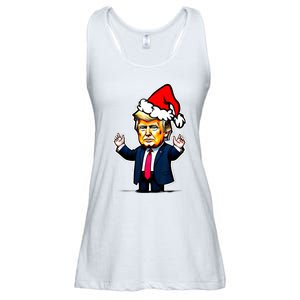 Donald Trump Christmas For Dads & Women Christmas Trump Ladies Essential Flowy Tank