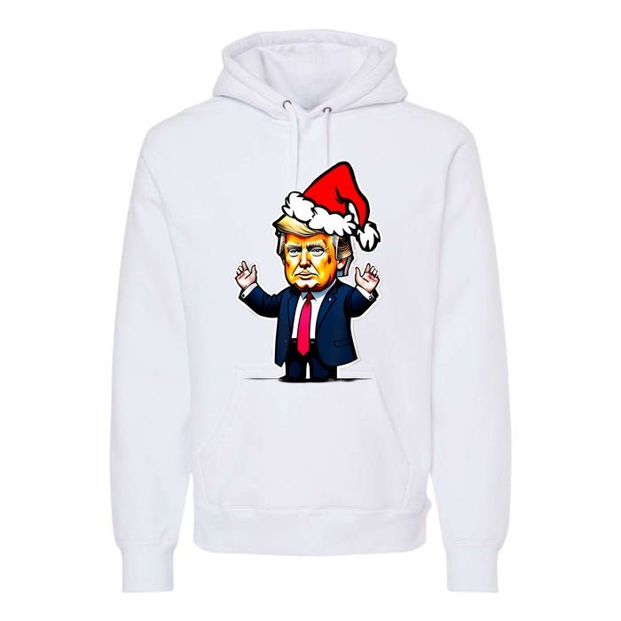 Donald Trump Christmas For Dads & Women Christmas Trump Premium Hoodie