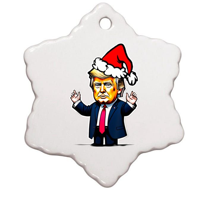 Donald Trump Christmas For Dads & Women Christmas Trump Ceramic Star Ornament