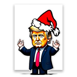 Donald Trump Christmas For Dads & Women Christmas Trump Poster