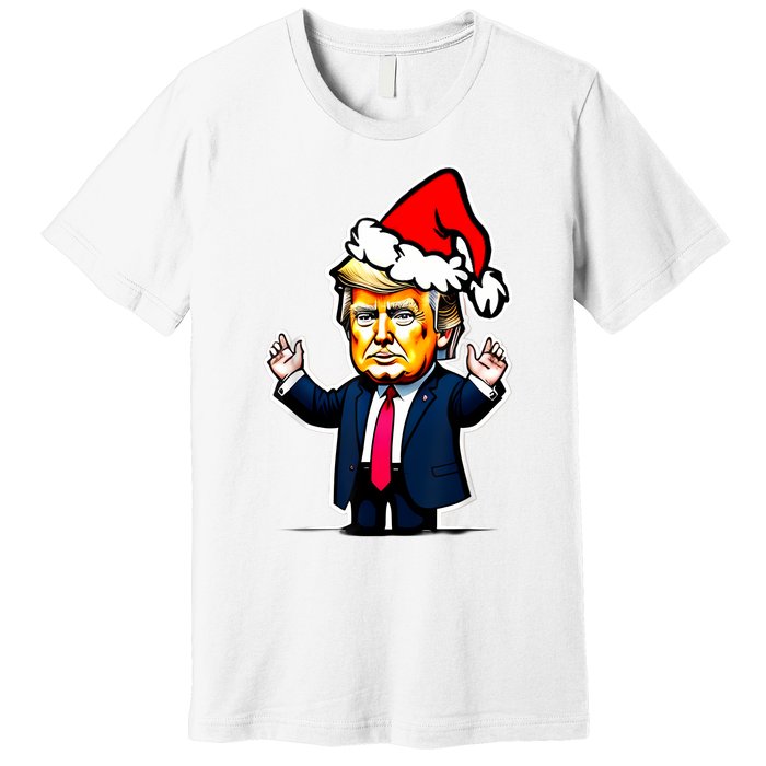 Donald Trump Christmas For Dads & Women Christmas Trump Premium T-Shirt