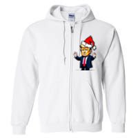 Donald Trump Christmas For Dads & Women Christmas Trump Full Zip Hoodie