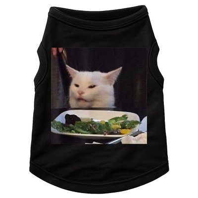 Dinner Table Cat Meme Funny Internet Yelling Confused Gift TShirt Doggie Tank