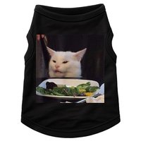 Dinner Table Cat Meme Funny Internet Yelling Confused Gift TShirt Doggie Tank