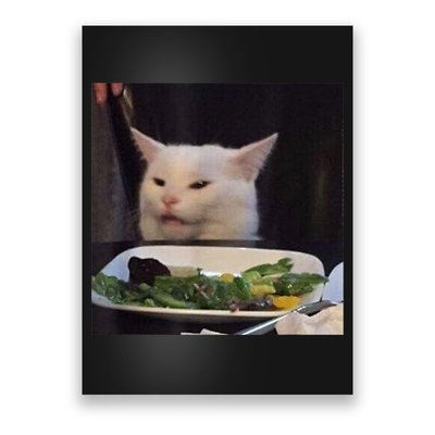 Dinner Table Cat Meme Funny Internet Yelling Confused Gift TShirt Poster