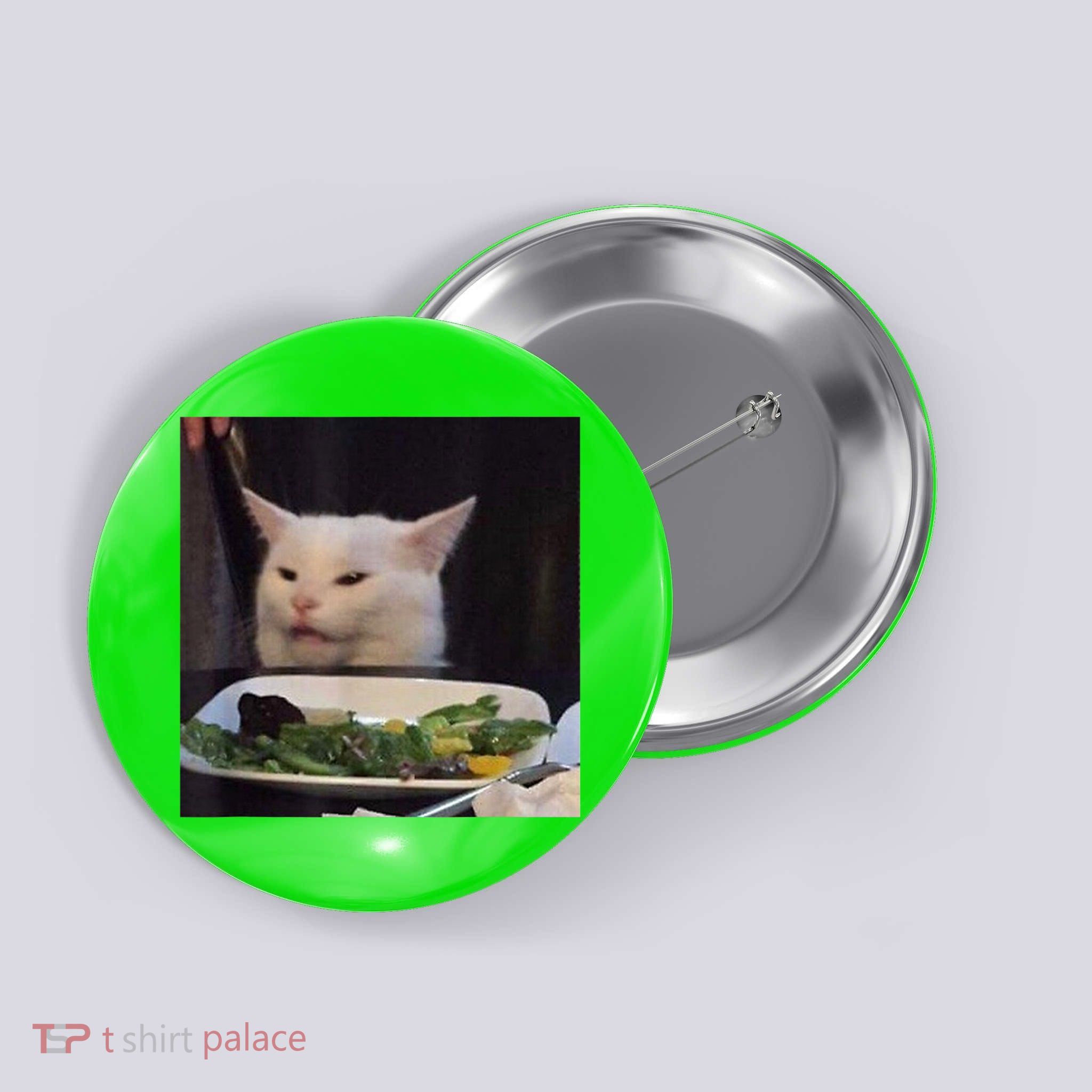 Dinner Table Cat Meme Funny Internet Yelling Confused Gift T-Shirt Dinner Table Cat Meme Funny Internet Yelling Confused Gift T-Shirt