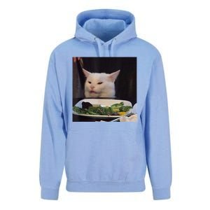 Dinner Table Cat Meme Funny Internet Yelling Confused Gift TShirt Unisex Surf Hoodie