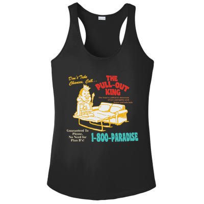 Don’T Take Chance Call…The Pull Out King Funny Quote Ladies PosiCharge Competitor Racerback Tank