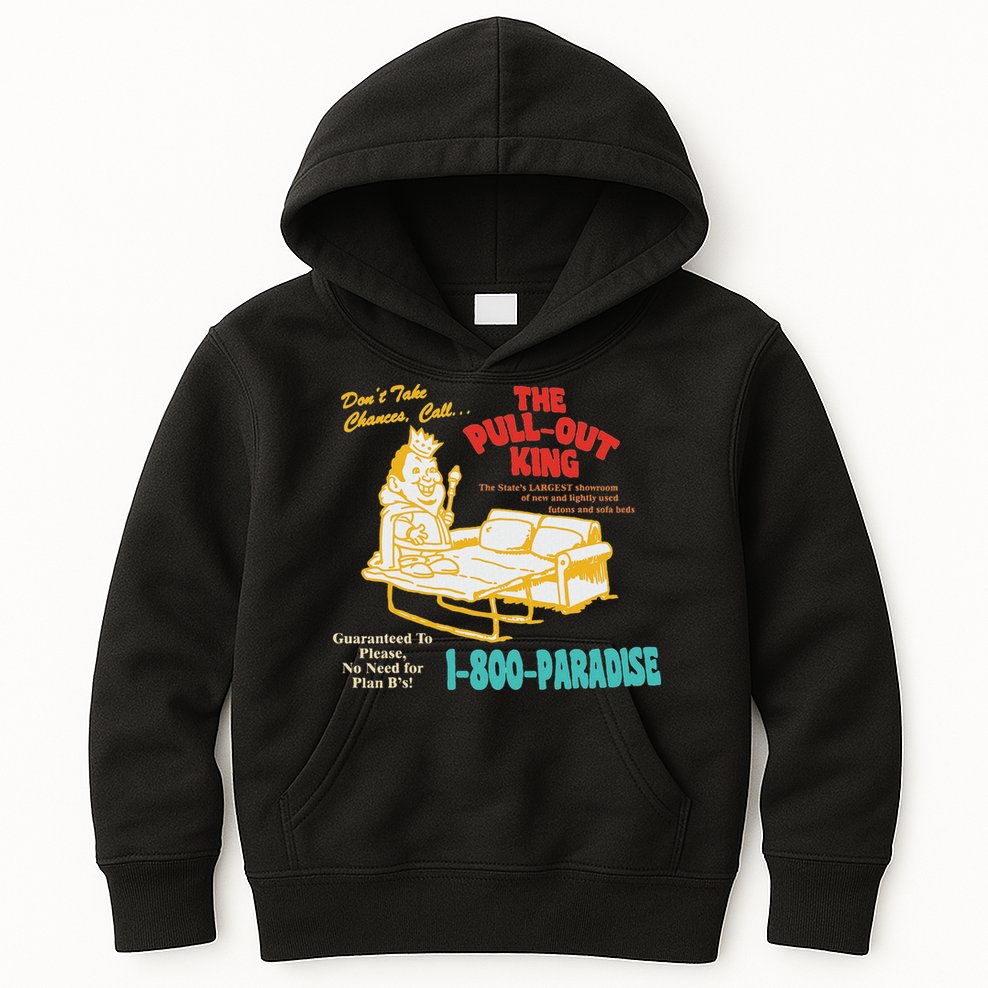 Don’T Take Chance Call…The Pull Out King Funny Quote Kids Hoodie