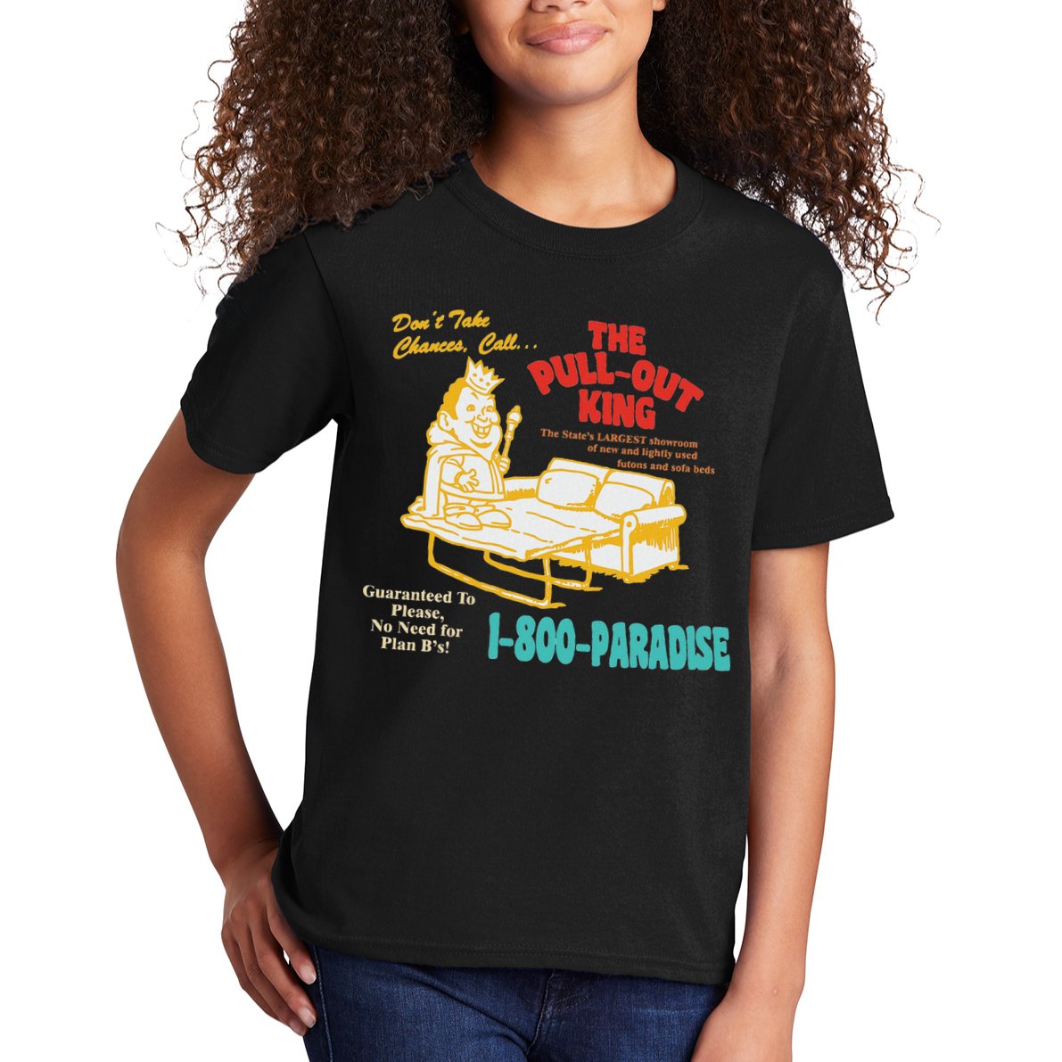 Don’T Take Chance Call…The Pull Out King Funny Quote Kids T-Shirt