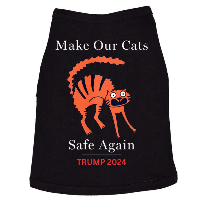 Donald Trump Cat Make Our Kittens Safe Again Doggie Tank